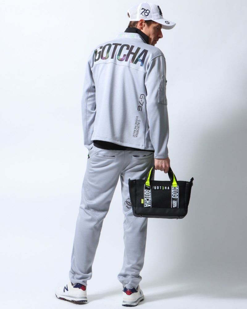 グレー：183cm/70kg(Lサイズ着用)