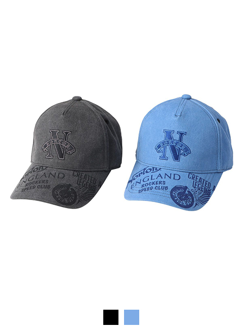 同色刺繍 フェード キャップ