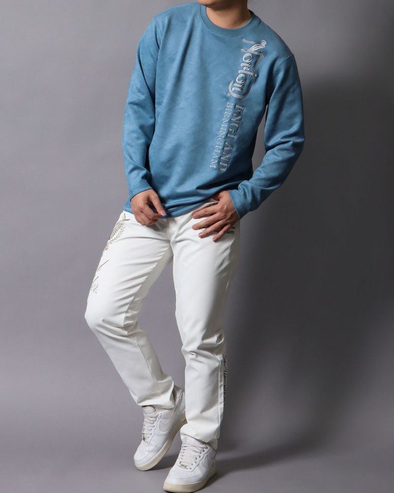 ブルーグレー：178cm/75kg(Lサイズ着用)