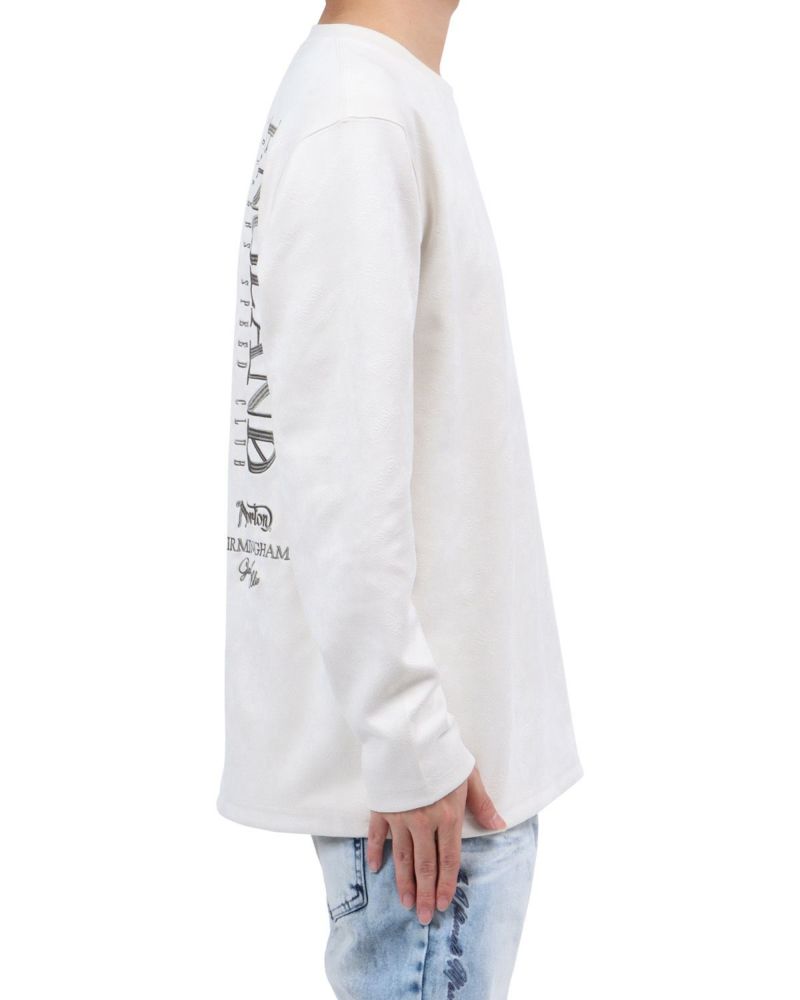 オフホワイト：173cm63kg(Lサイズ着用)