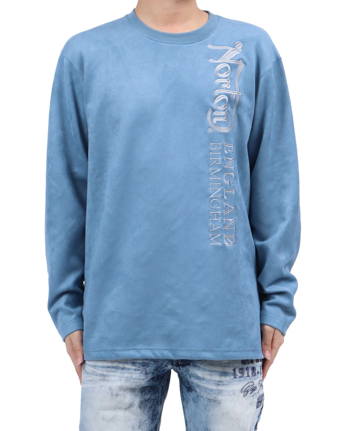 ブルーグレー：173cm63kg(Lサイズ着用)