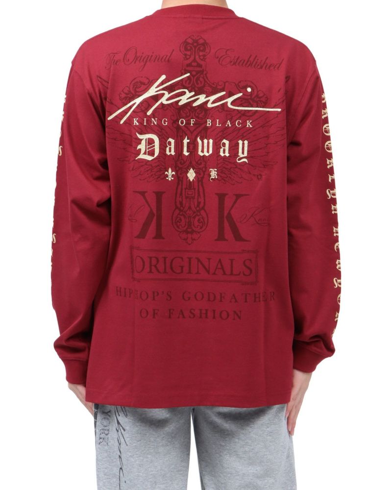 ダークレッド：173cm63kg(Lサイズ着用)