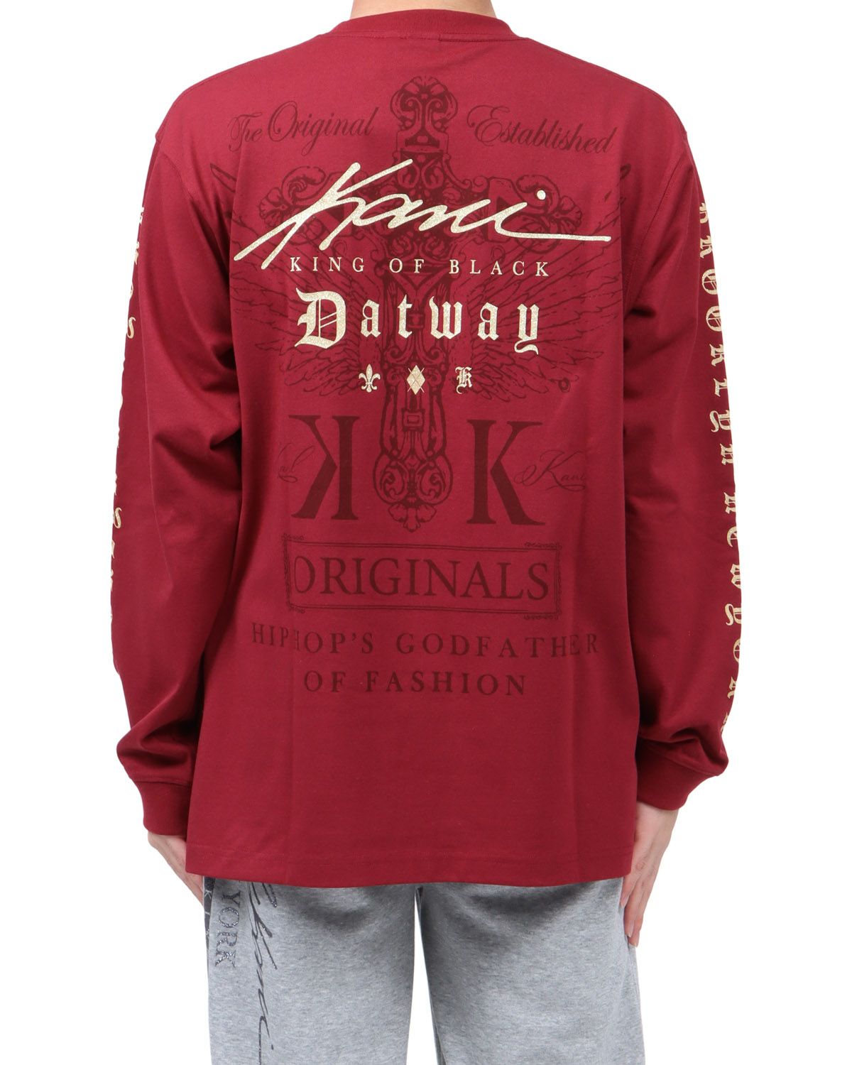 ダークレッド：173cm63kg(Lサイズ着用)