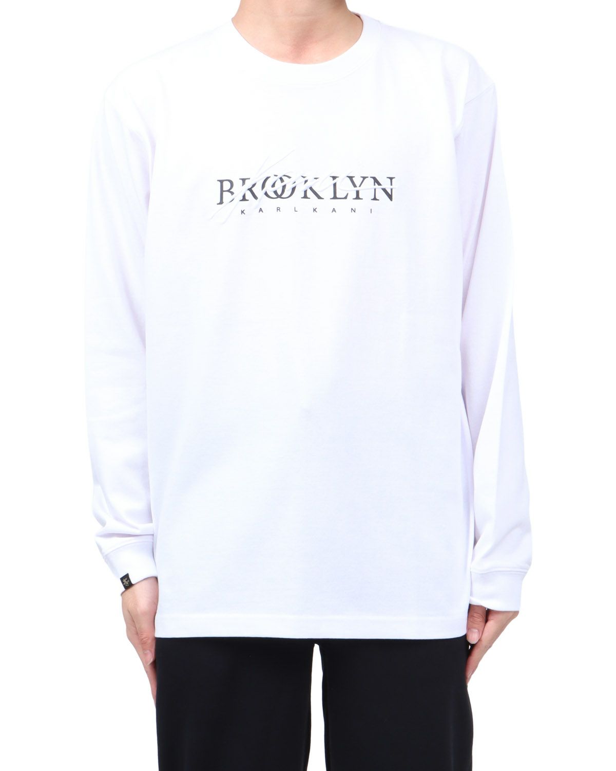 ホワイト：173cm63kg(Lサイズ着用)