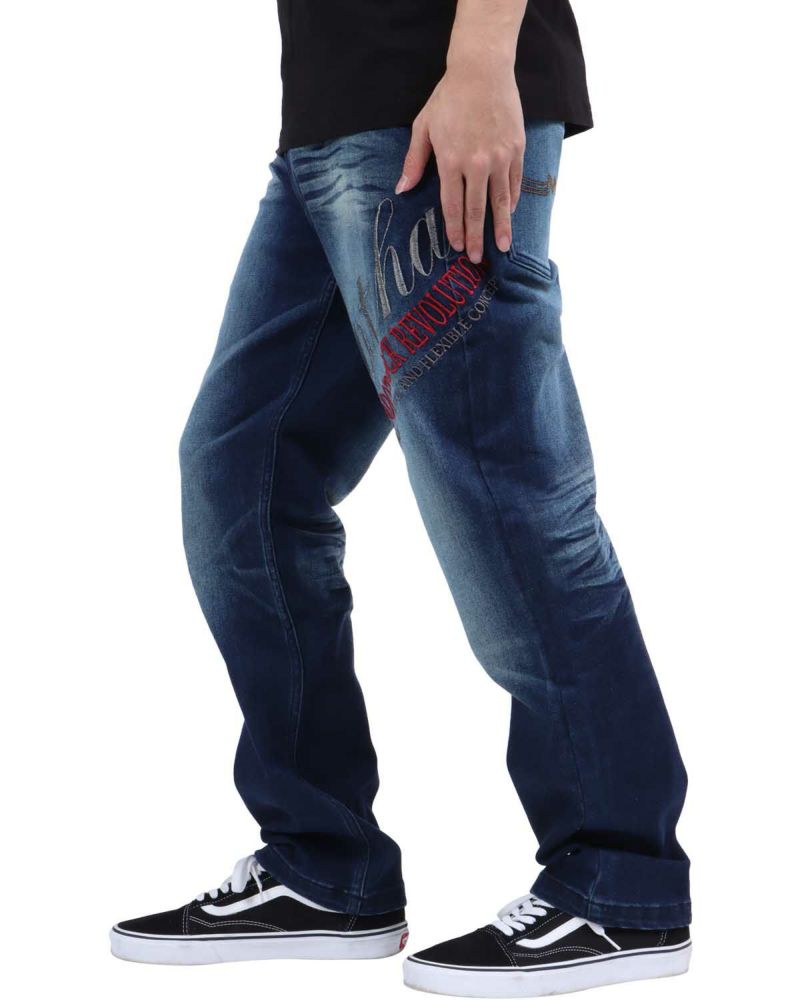 インディゴ：173cm/63kg(Lサイズ着用)