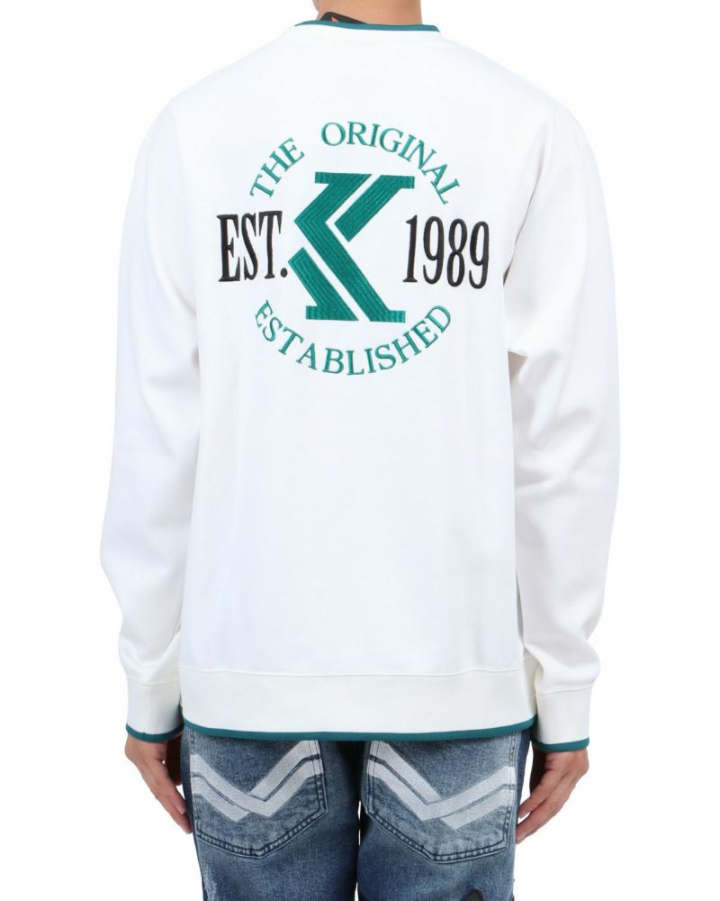 ホワイト：174cm62kg(Lサイズ着用)