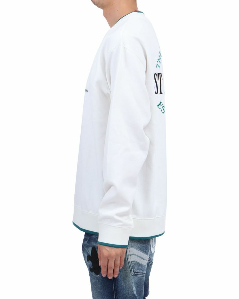 ホワイト：174cm62kg(Lサイズ着用)