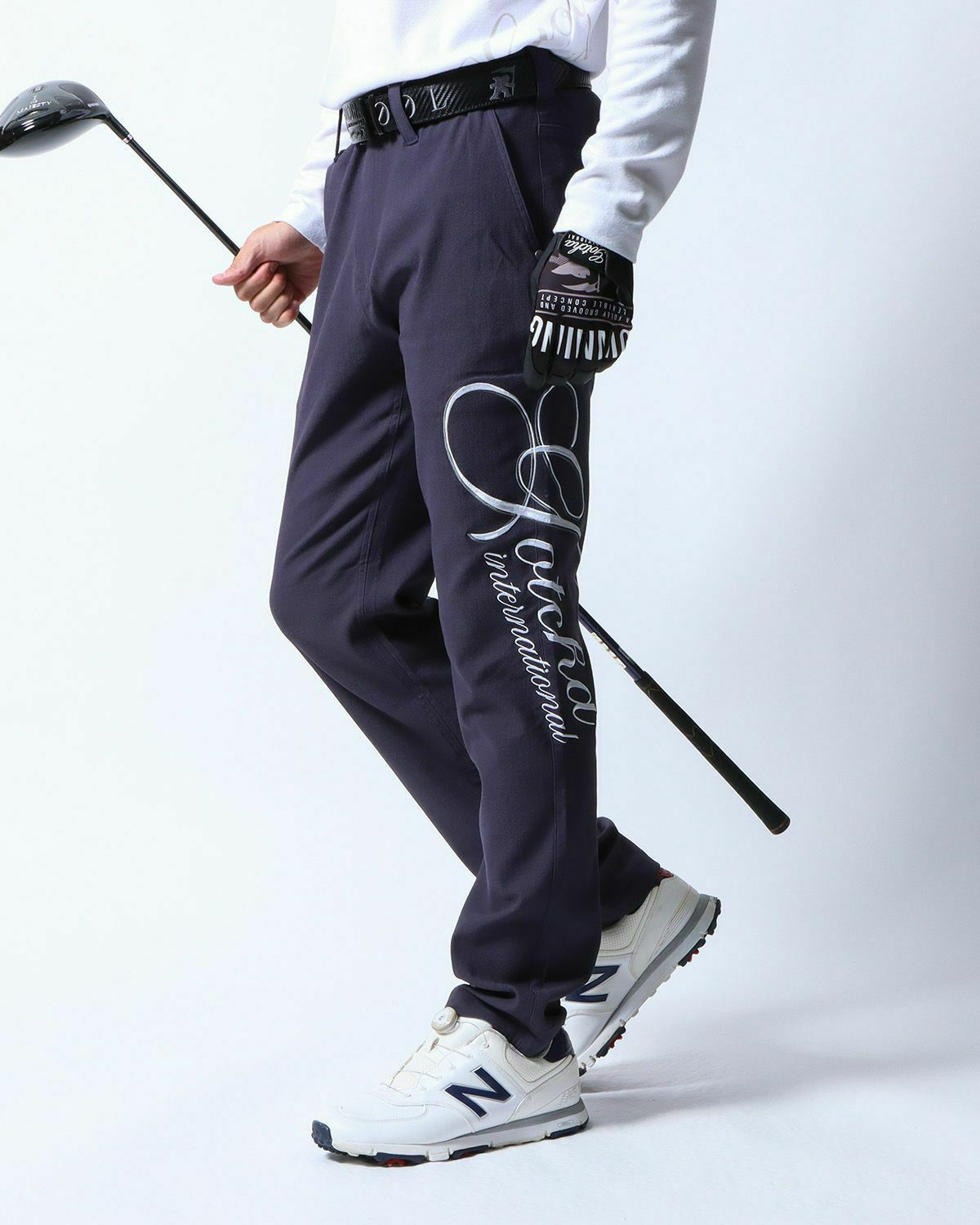 チャコール：180cm/70kg(Lサイズ着用)