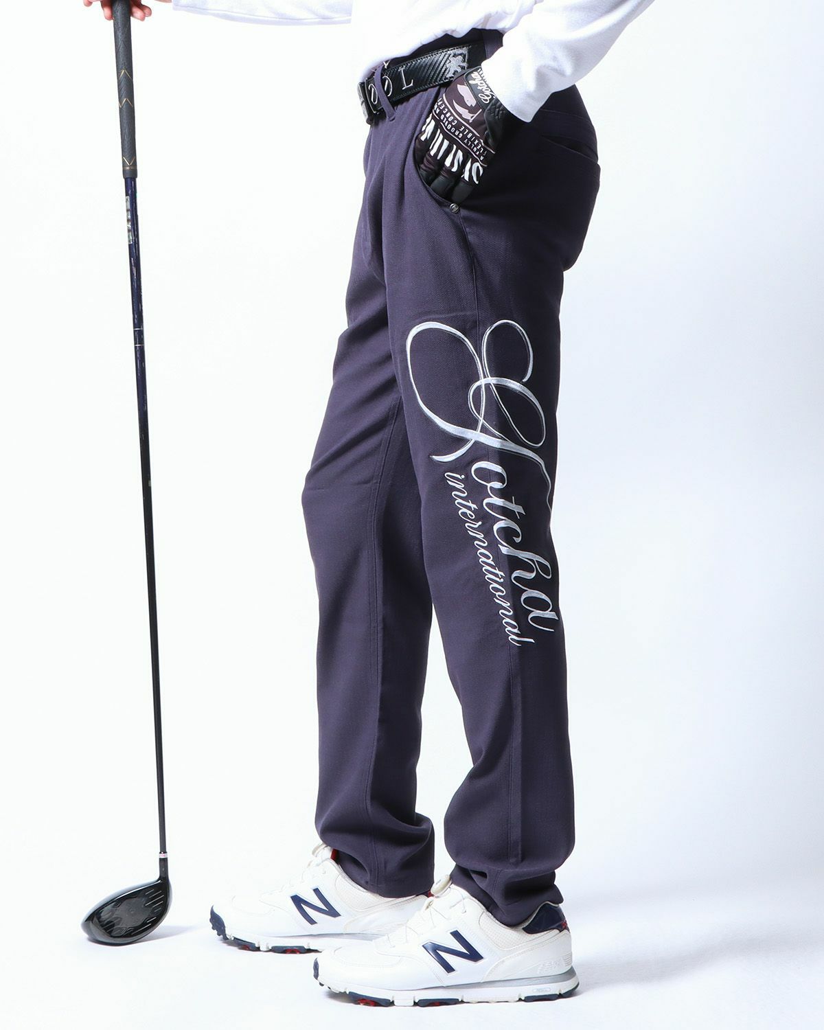 チャコール：180cm/70kg(Lサイズ着用)