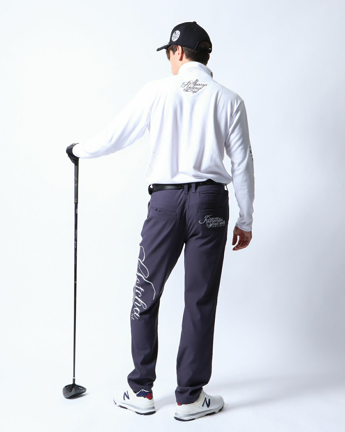 チャコール：180cm/70kg(Lサイズ着用)