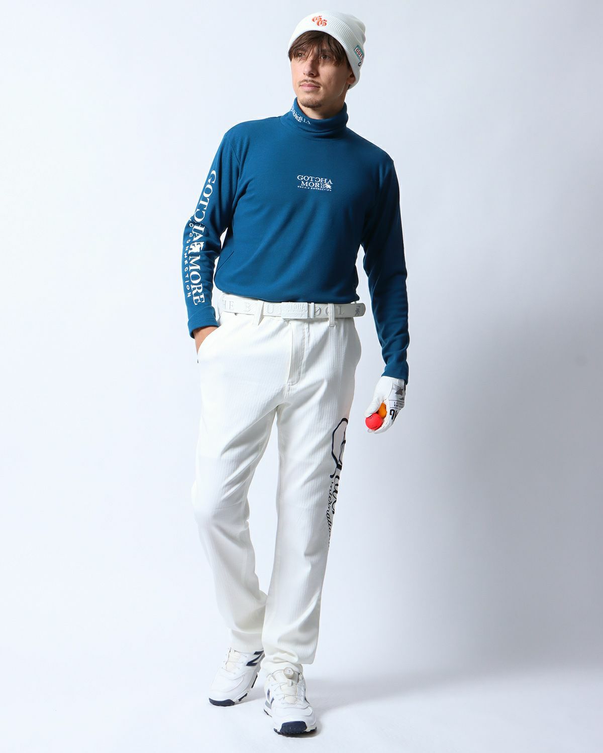 ホワイト：180cm/70kg(XLサイズ着用)