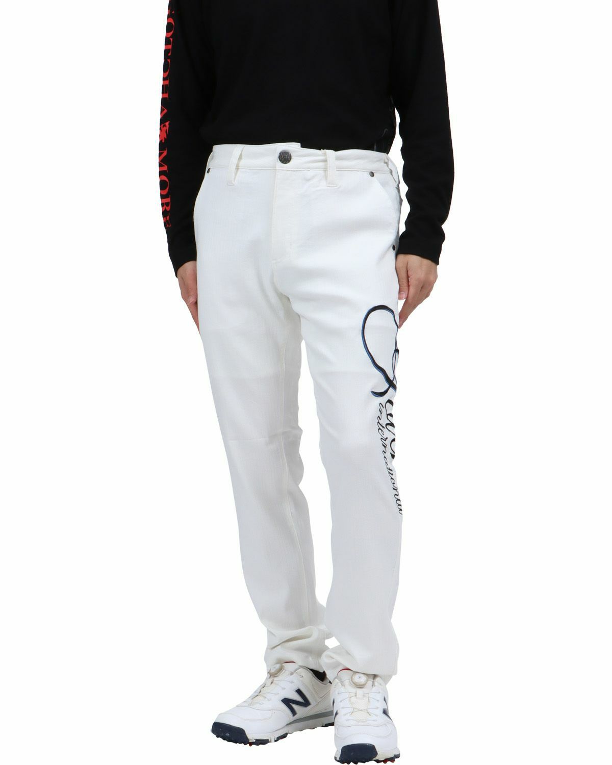 ホワイト：173cm63kg(Mサイズ着用)