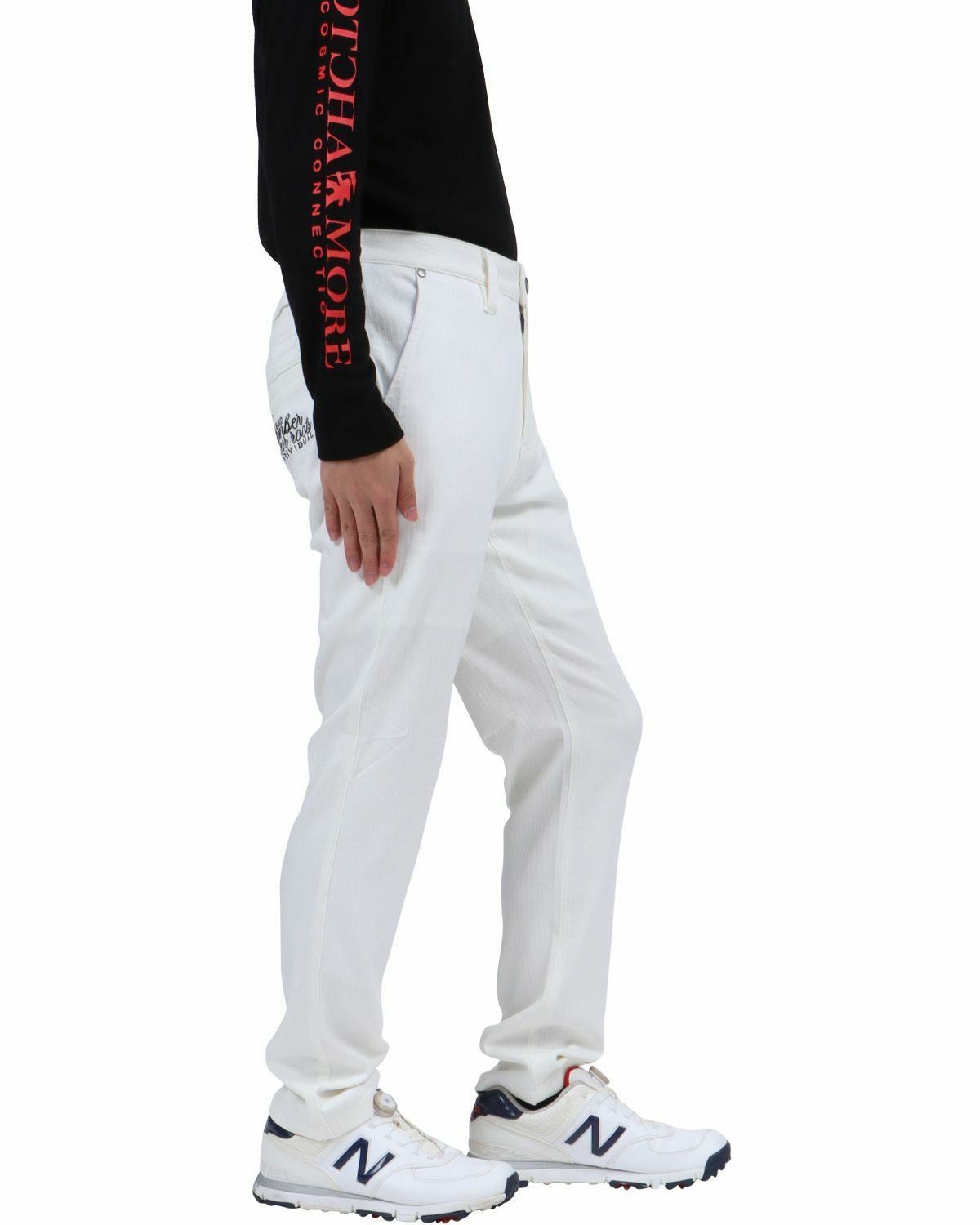 ホワイト：173cm63kg(Mサイズ着用)