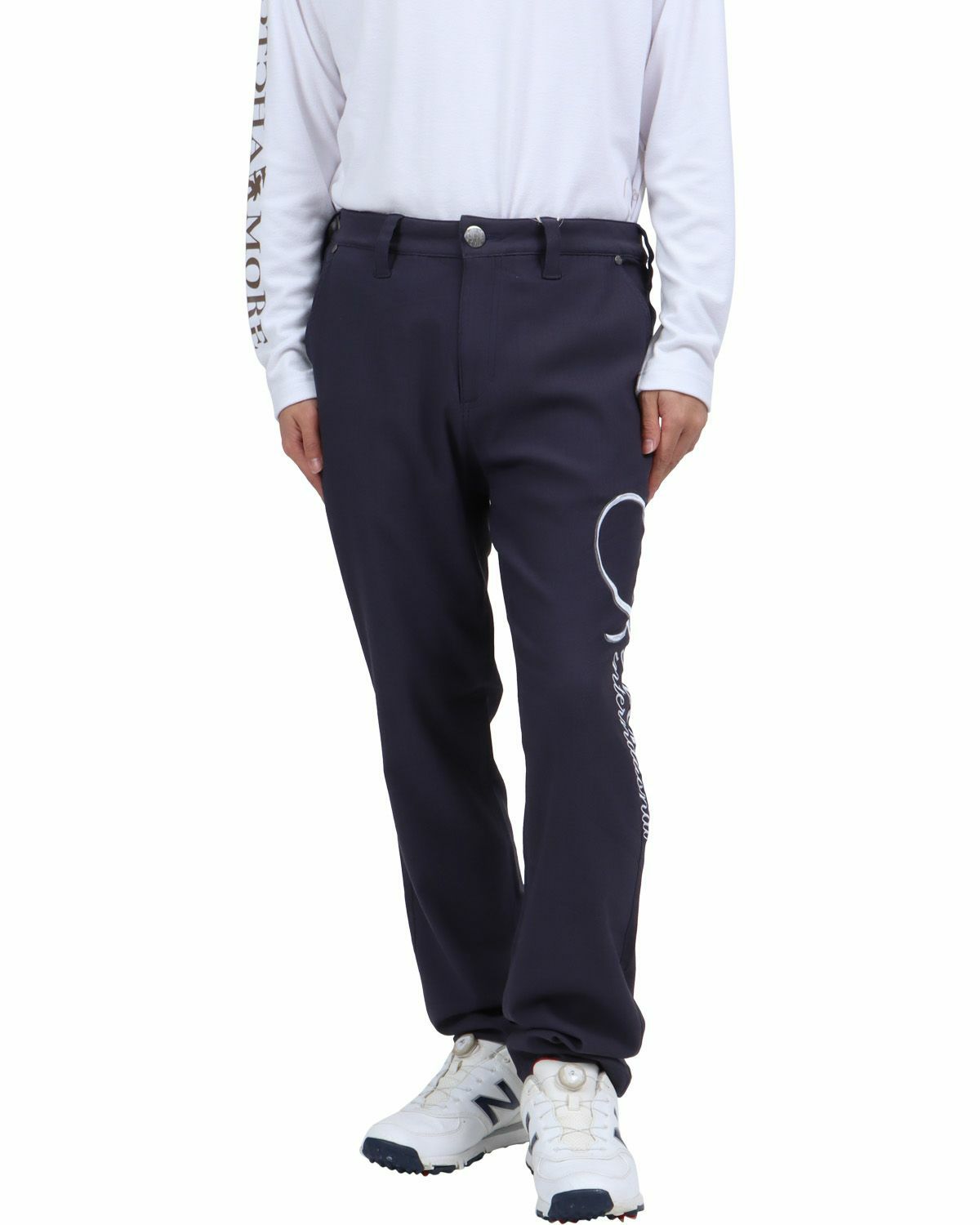 チャコール：173cm63kg(Mサイズ着用)