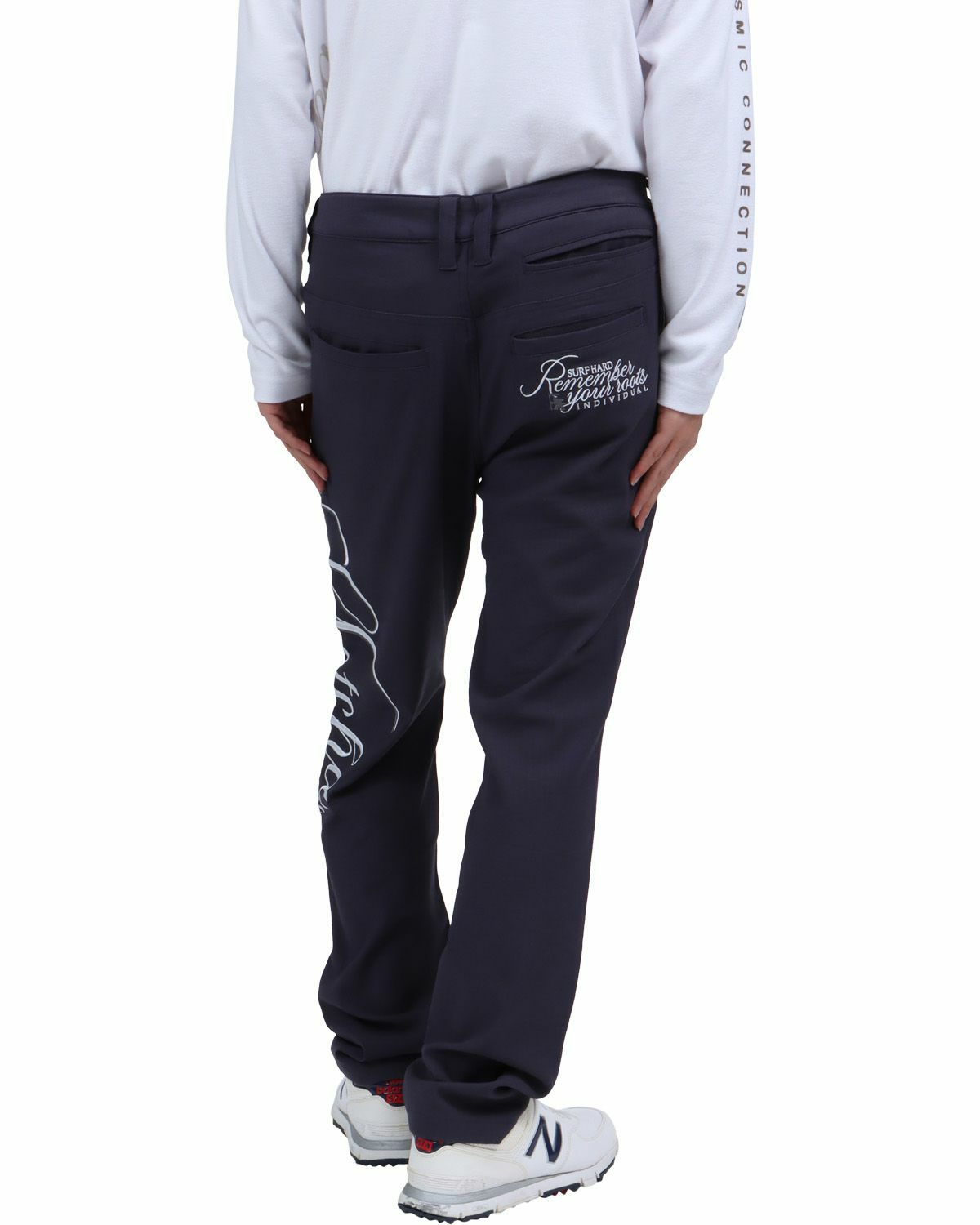 チャコール：173cm63kg(Mサイズ着用)