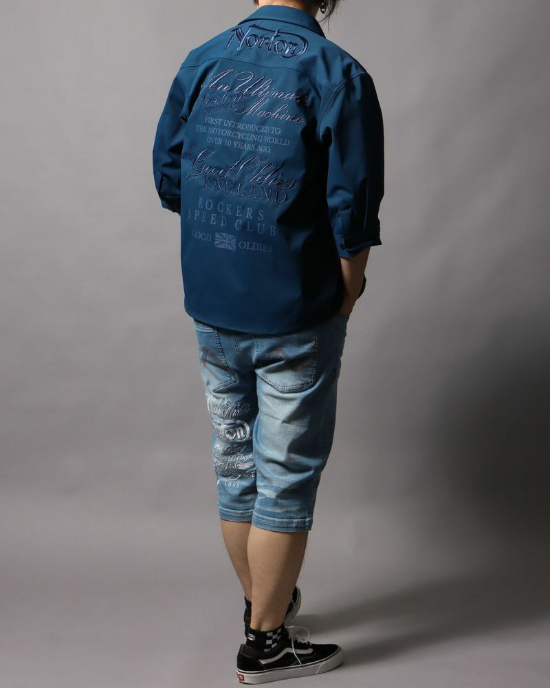 ブルー：178cm/75kg(Lサイズ着用)