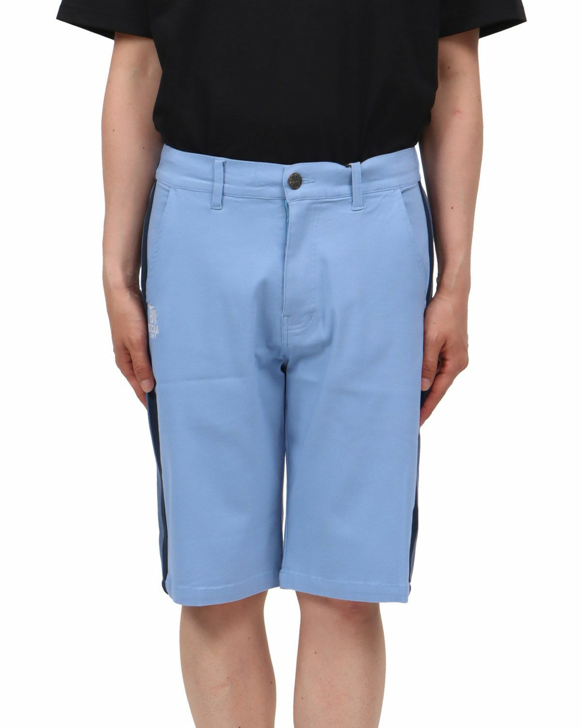 ライトブルー：174cm62kg(Mサイズ着用)