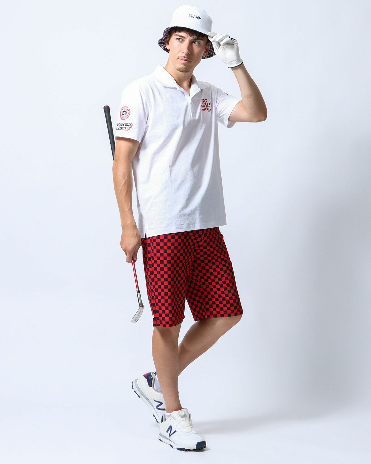 レッド：180cm/70kg(Lサイズ着用)