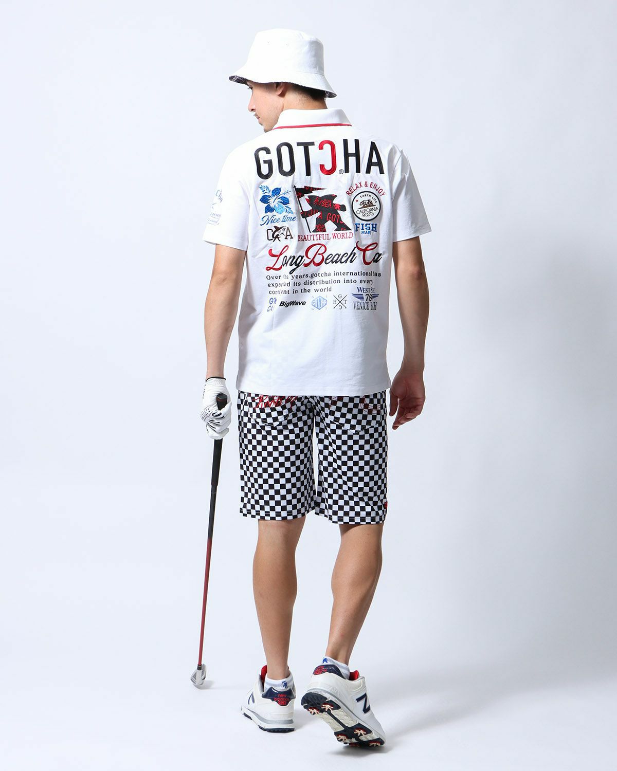 ホワイト：180cm/70kg(Mサイズ着用)