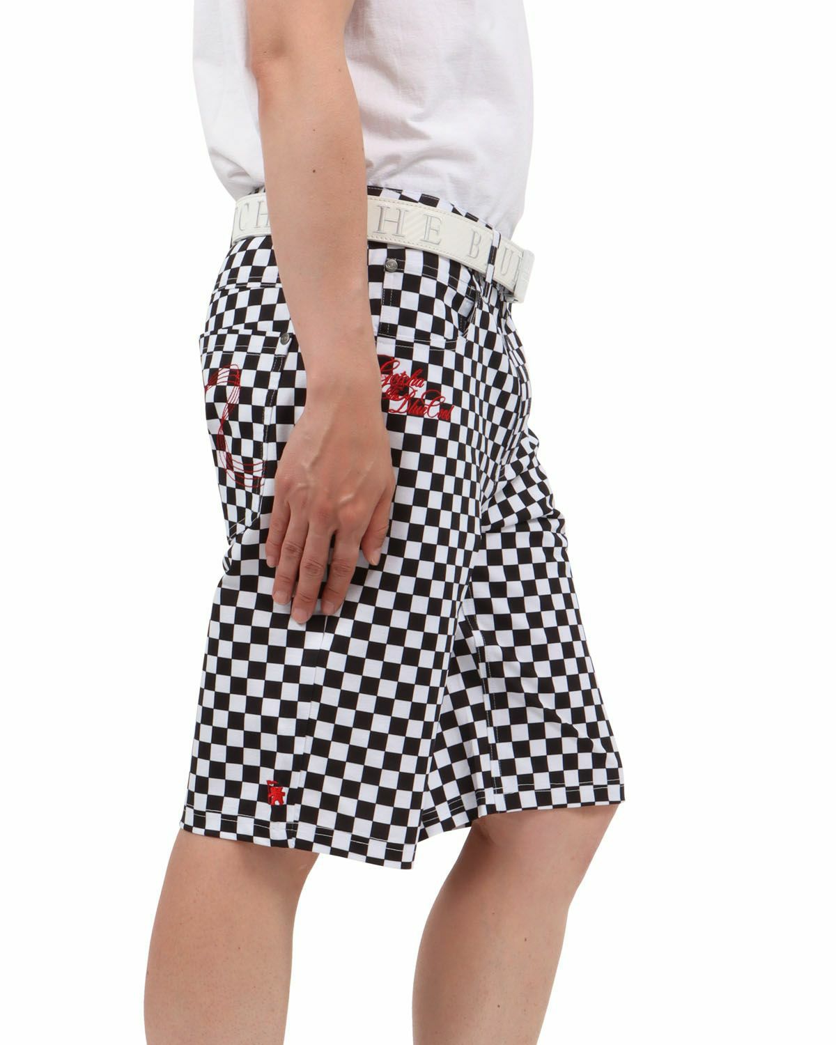 ホワイト：174cm62kg(Mサイズ着用)