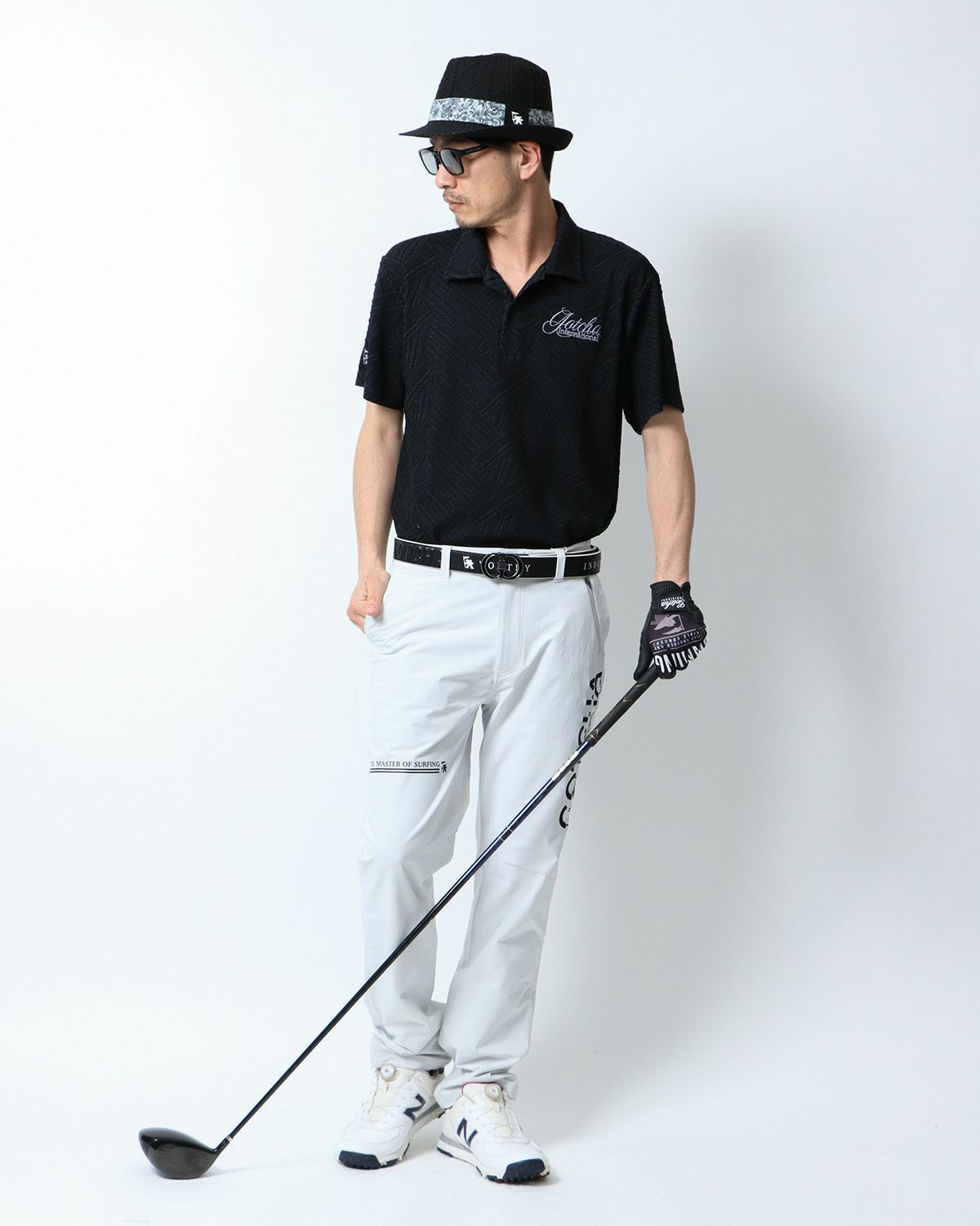 ホワイト：180cm67kg(Lサイズ着用)