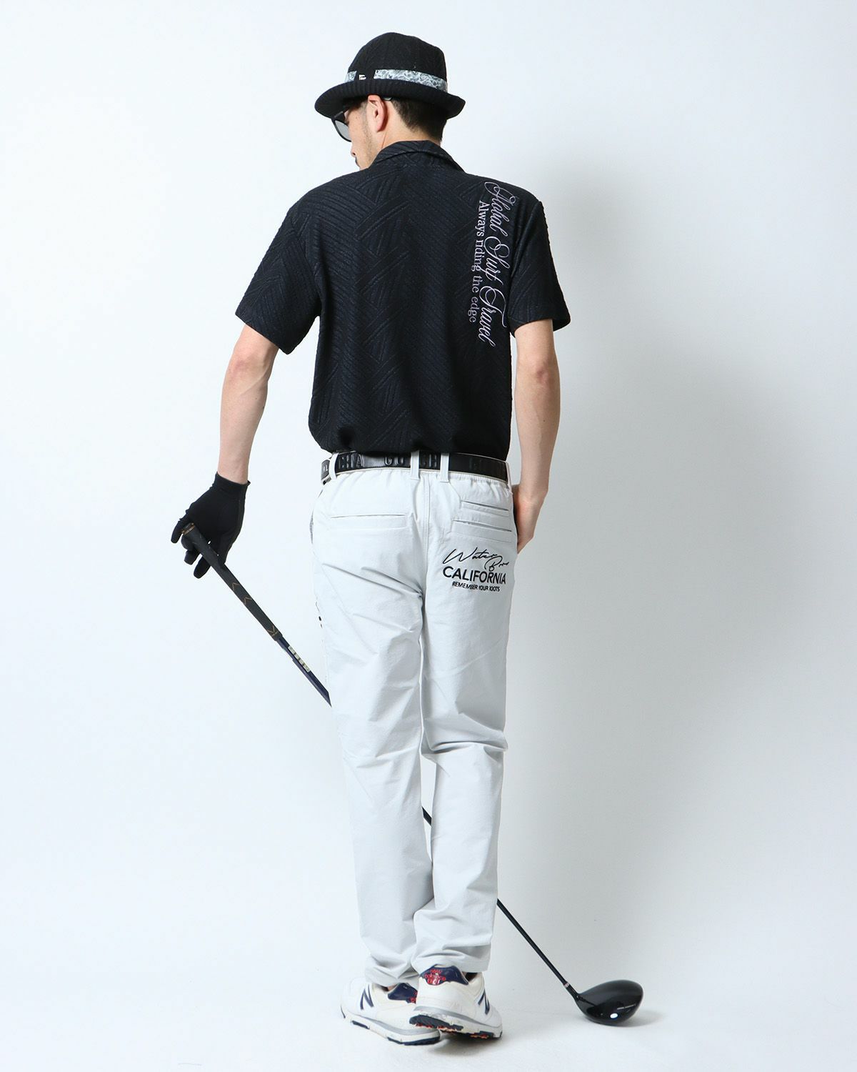 ホワイト：180cm67kg(Lサイズ着用)