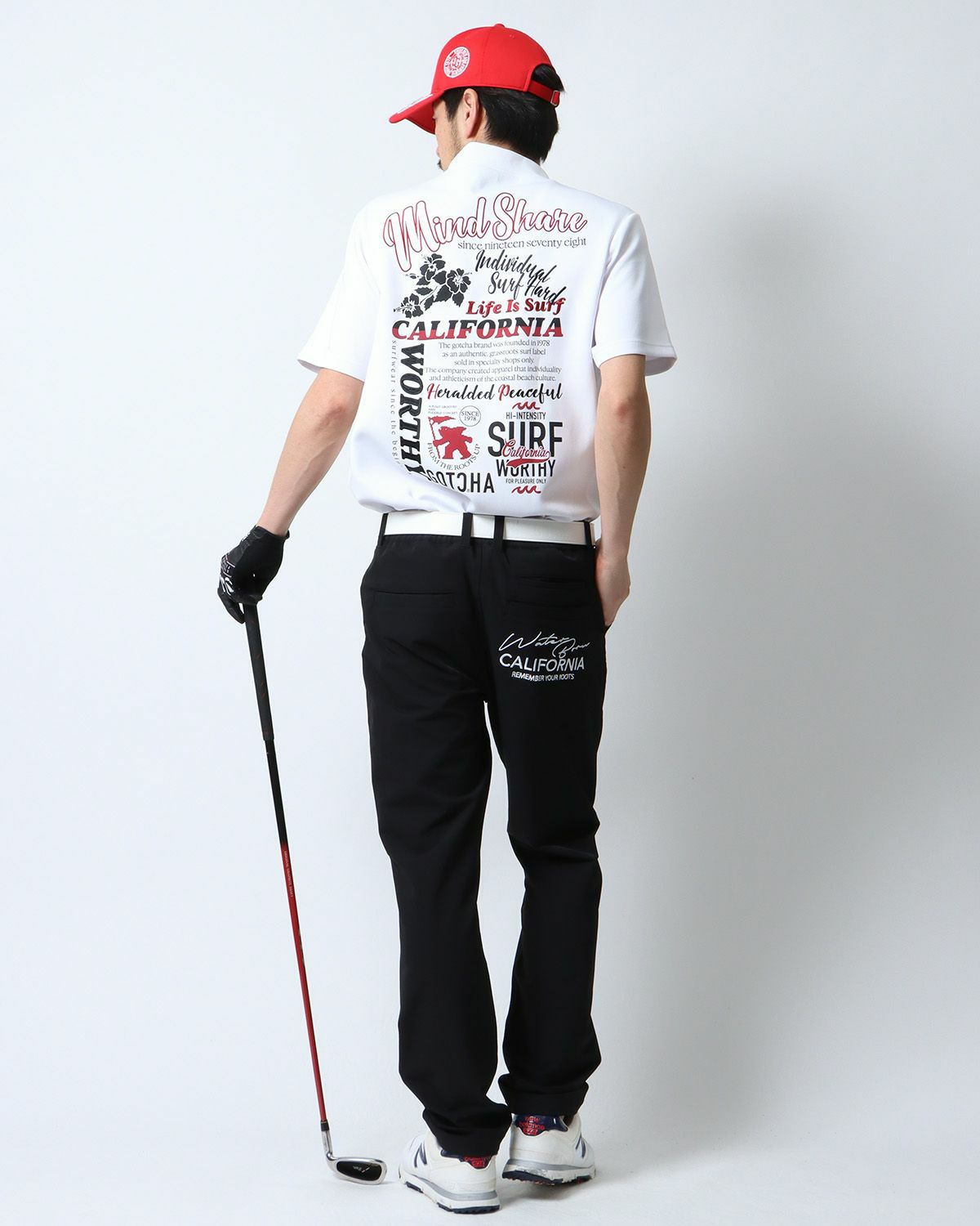 ブラック：180cm67kg(Lサイズ着用)