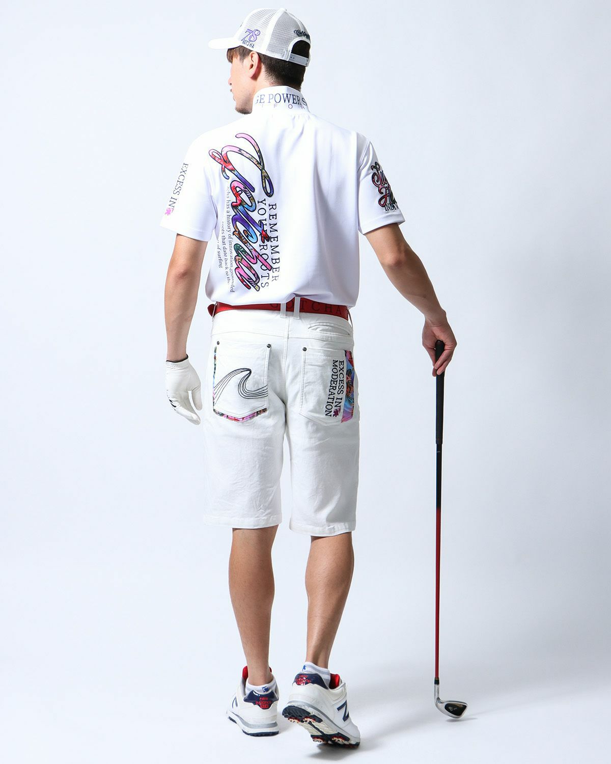 パープル：180cm/70kg(Lサイズ着用)