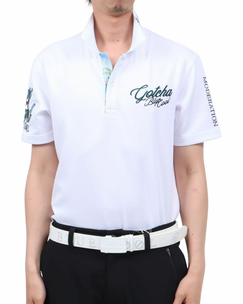 GOTCHA GOLF] ボタニカル ロゴ ポロシャツ | PEET ONLINE STORE