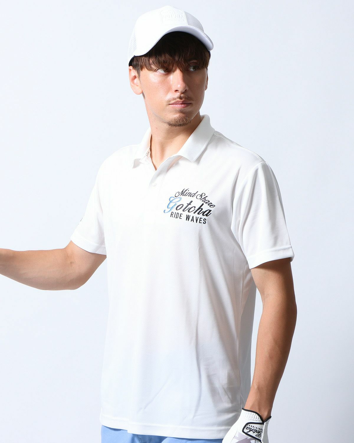 ホワイト：180cm/70kg(Lサイズ着用)