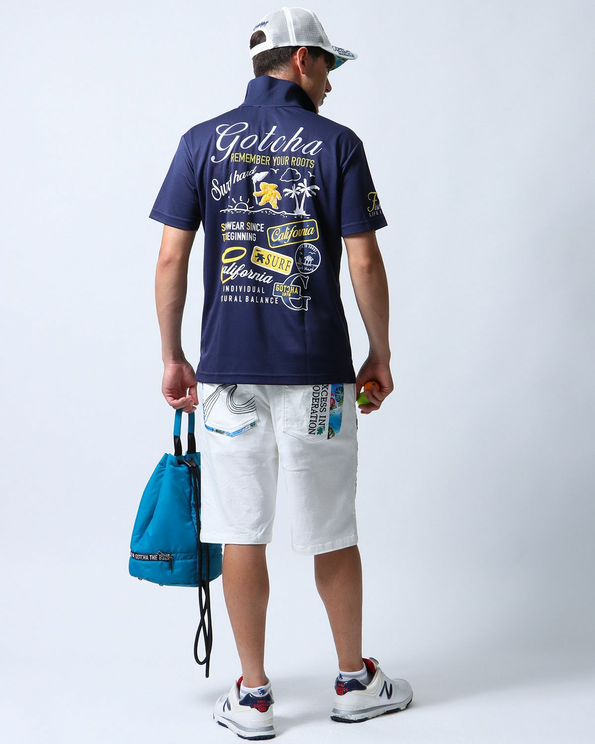 ネイビー：180cm/70kg(Lサイズ着用)