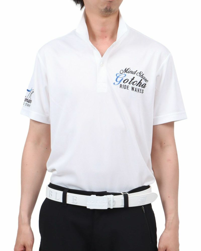 GOTCHA GOLF] ドライ メッシュ サマー ドローイング ポロシャツ | PEET