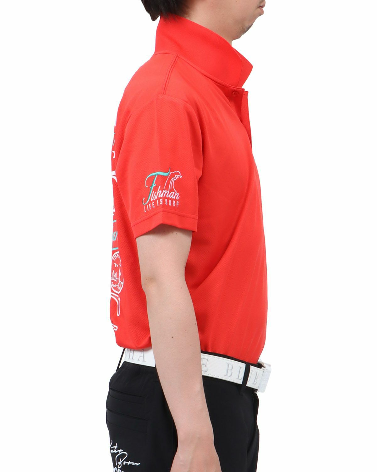 レッド：174cm62kg(Lサイズ着用)