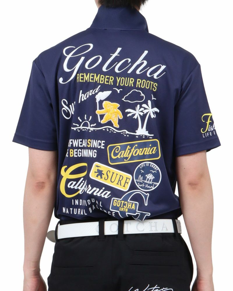 ネイビー：174cm62kg(Lサイズ着用)