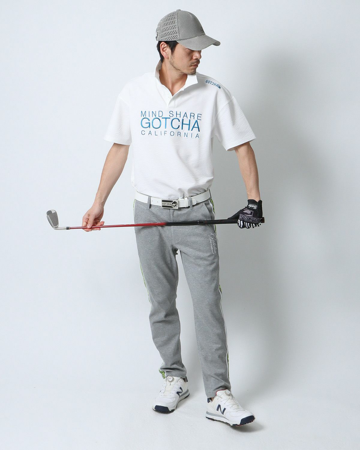 ホワイト：180cm67kg(Lサイズ着用)