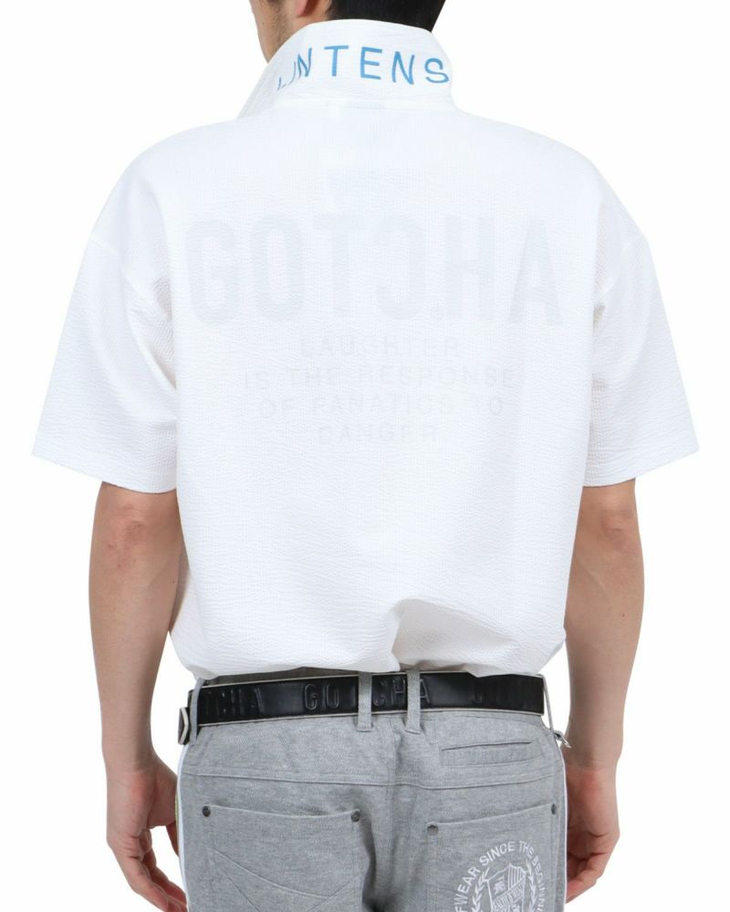 ホワイト：180cm67kg(Lサイズ着用)