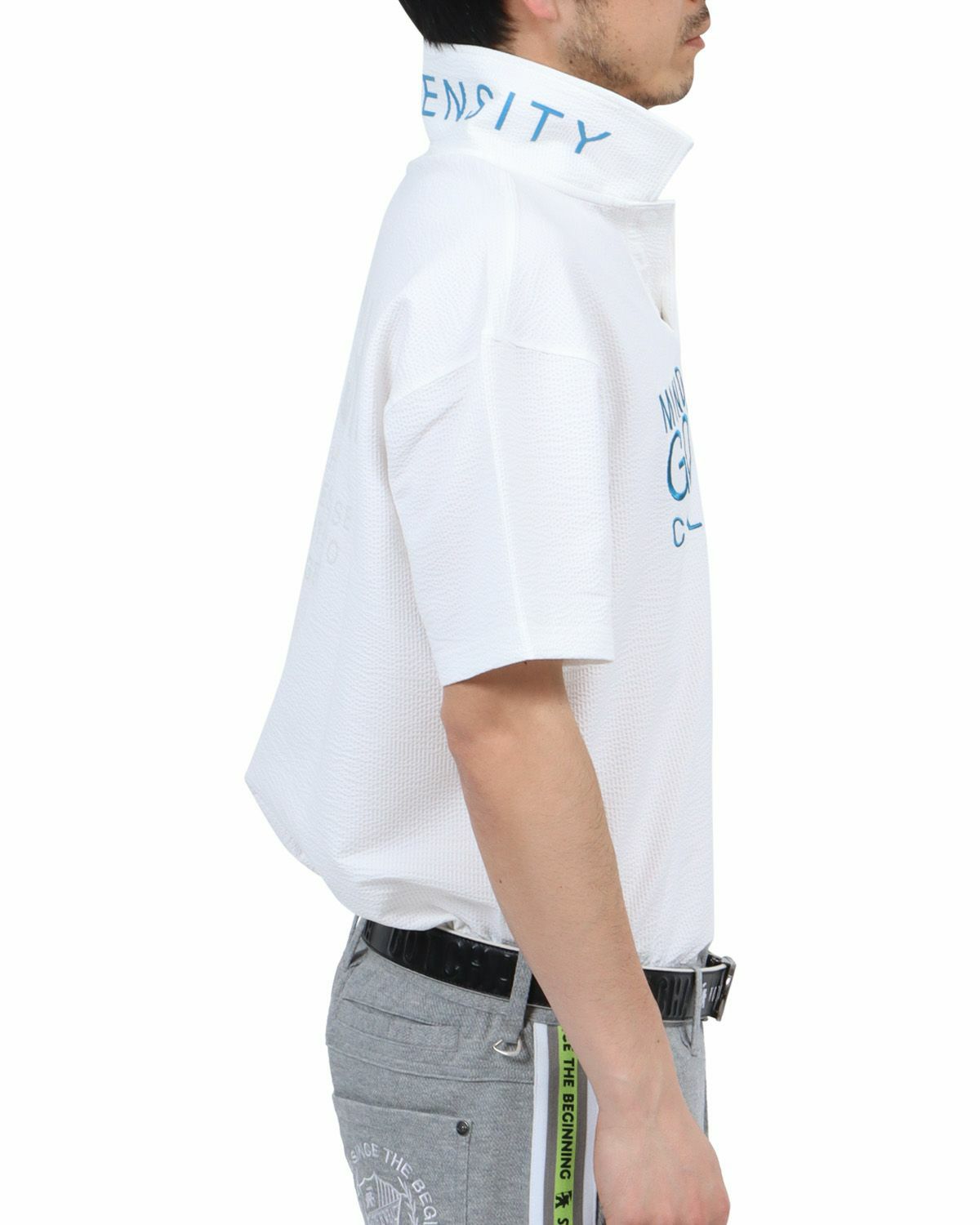 ホワイト：180cm67kg(Lサイズ着用)