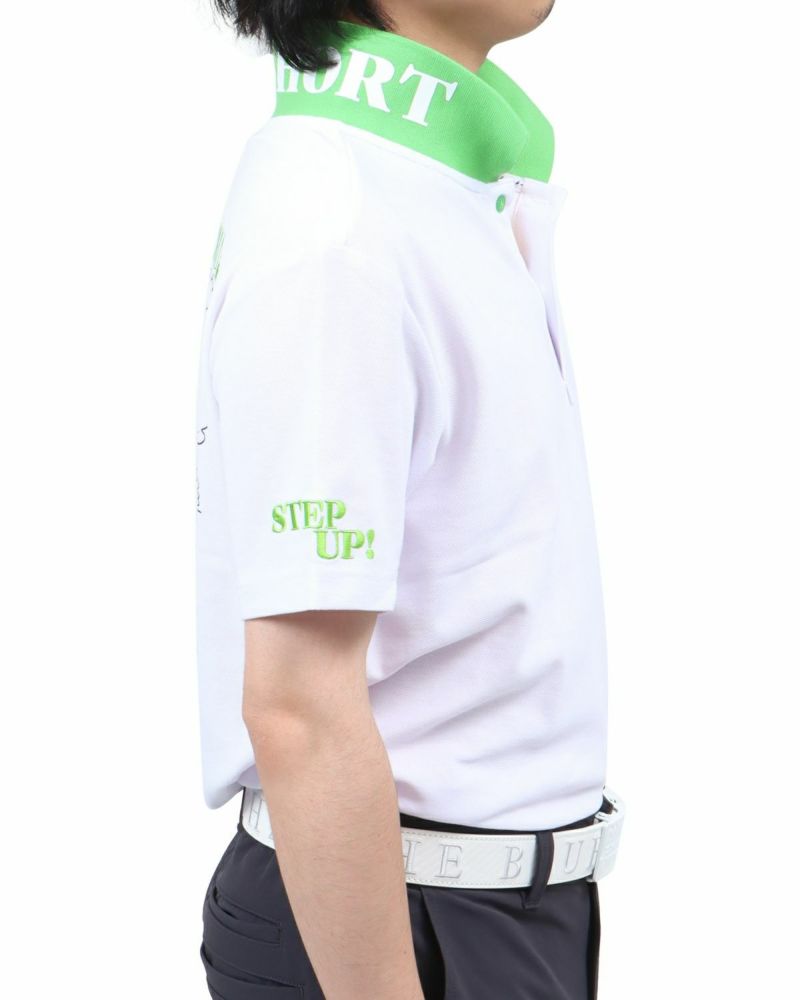 ホワイト：173cm60kg(Lサイズ着用