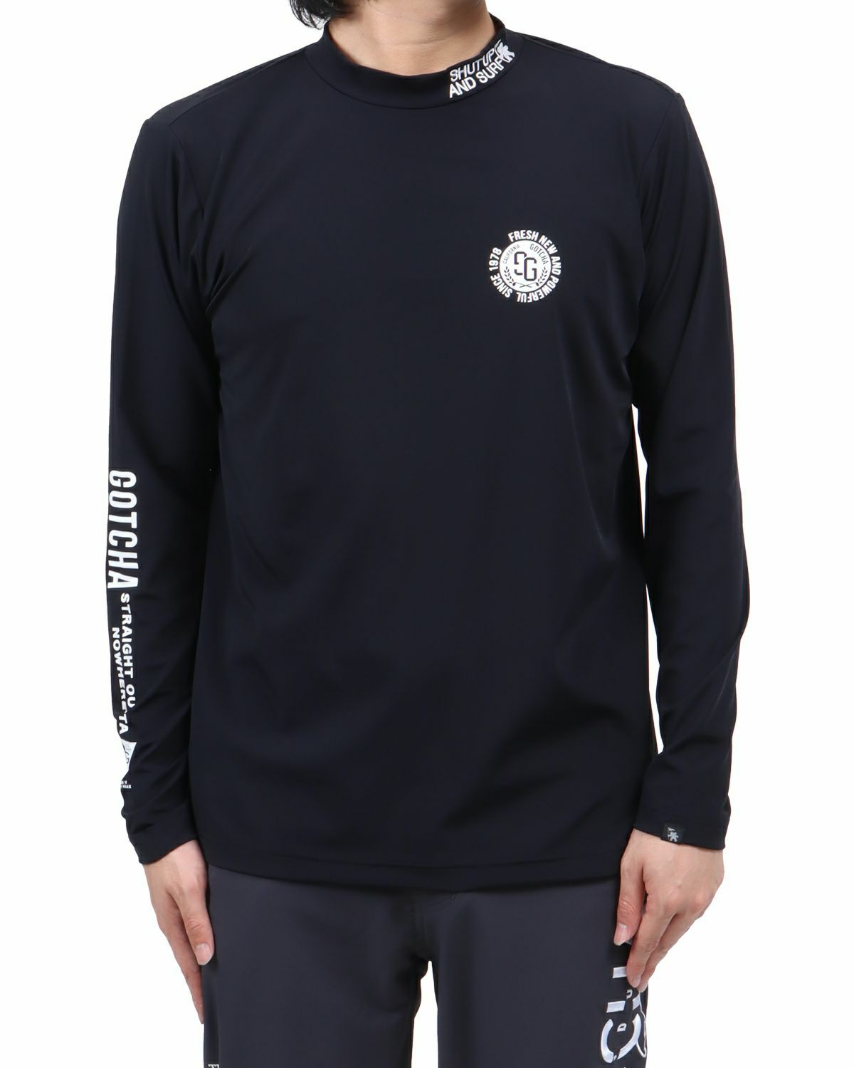 ブラック：173cm60kg(Lサイズ着用