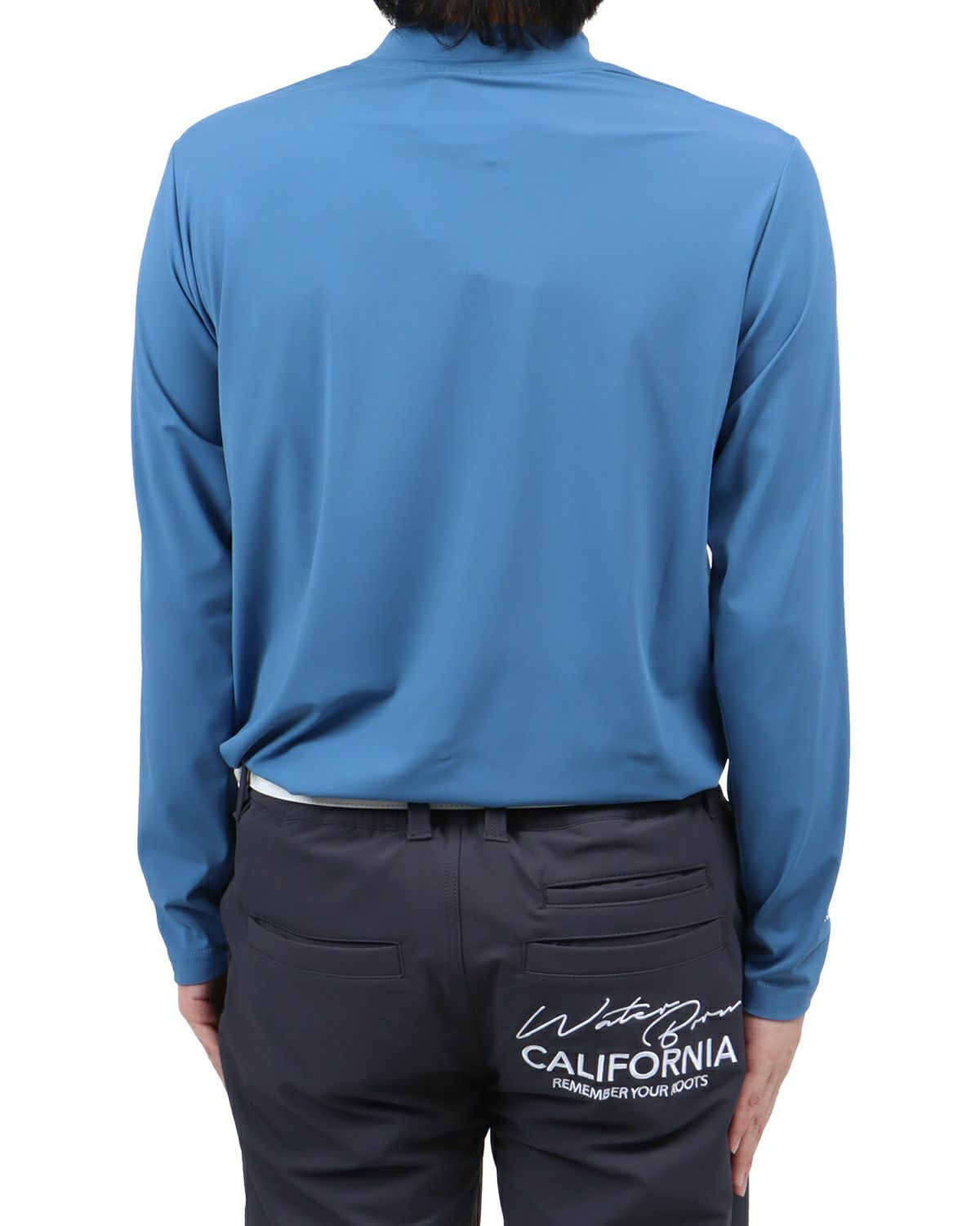 ブルー：173cm60kg(Lサイズ着用