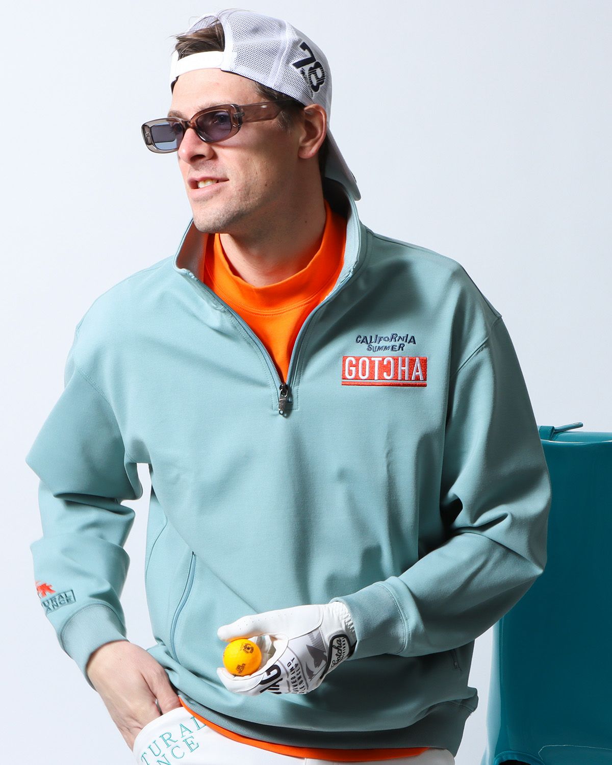 ブルーグレー：183cm/70kg(Lサイズ着用)