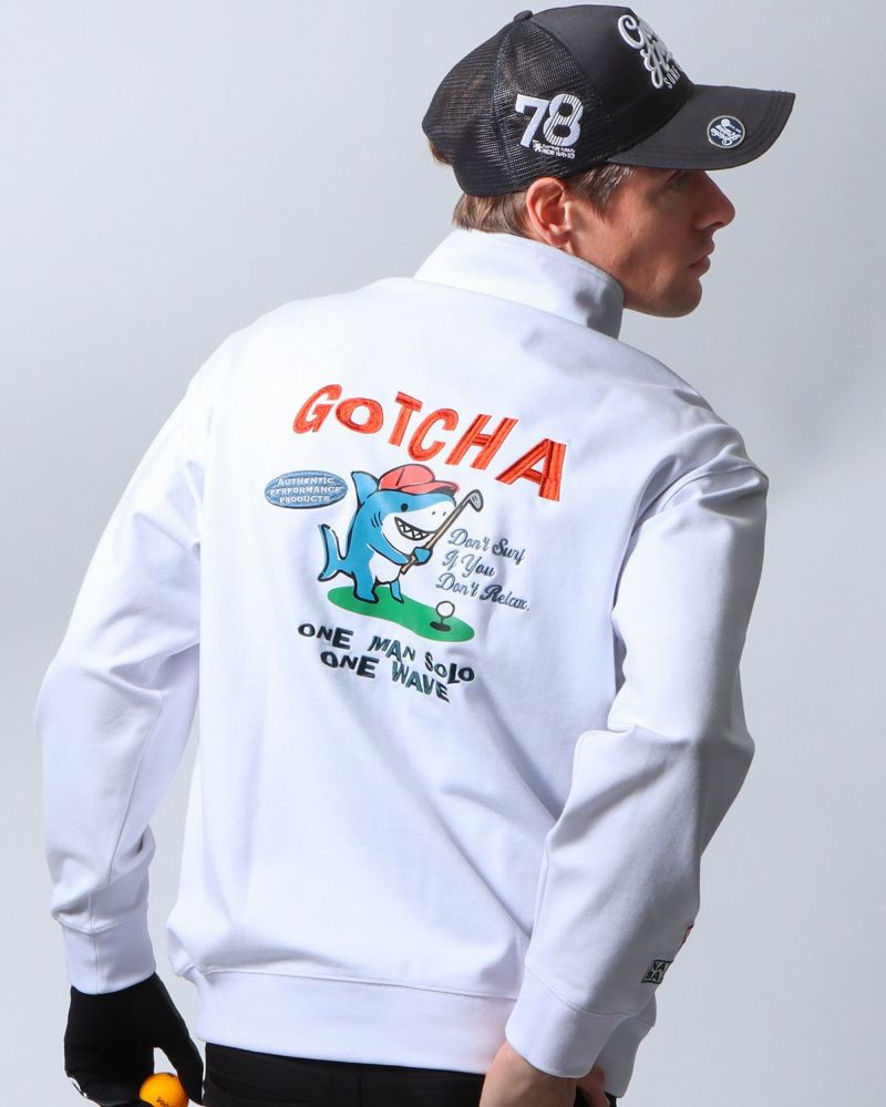 ホワイト：183cm/70kg(Lサイズ着用)