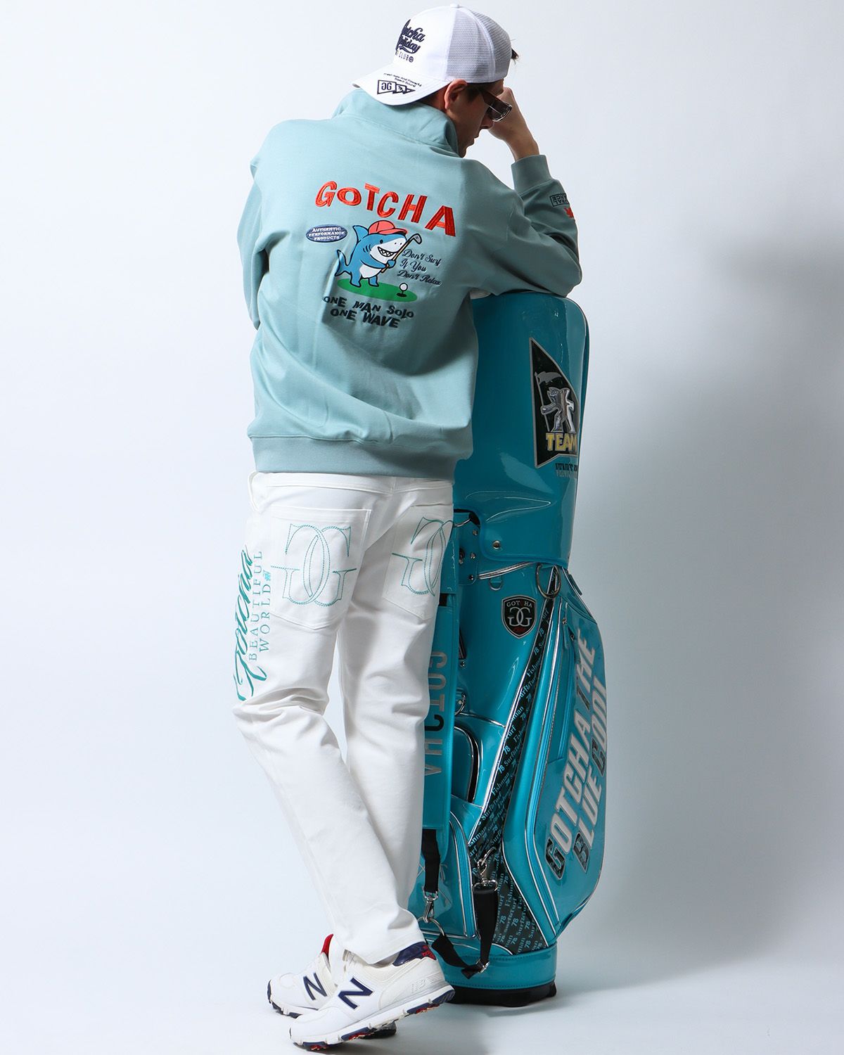 ブルーグレー：183cm/70kg(Lサイズ着用)