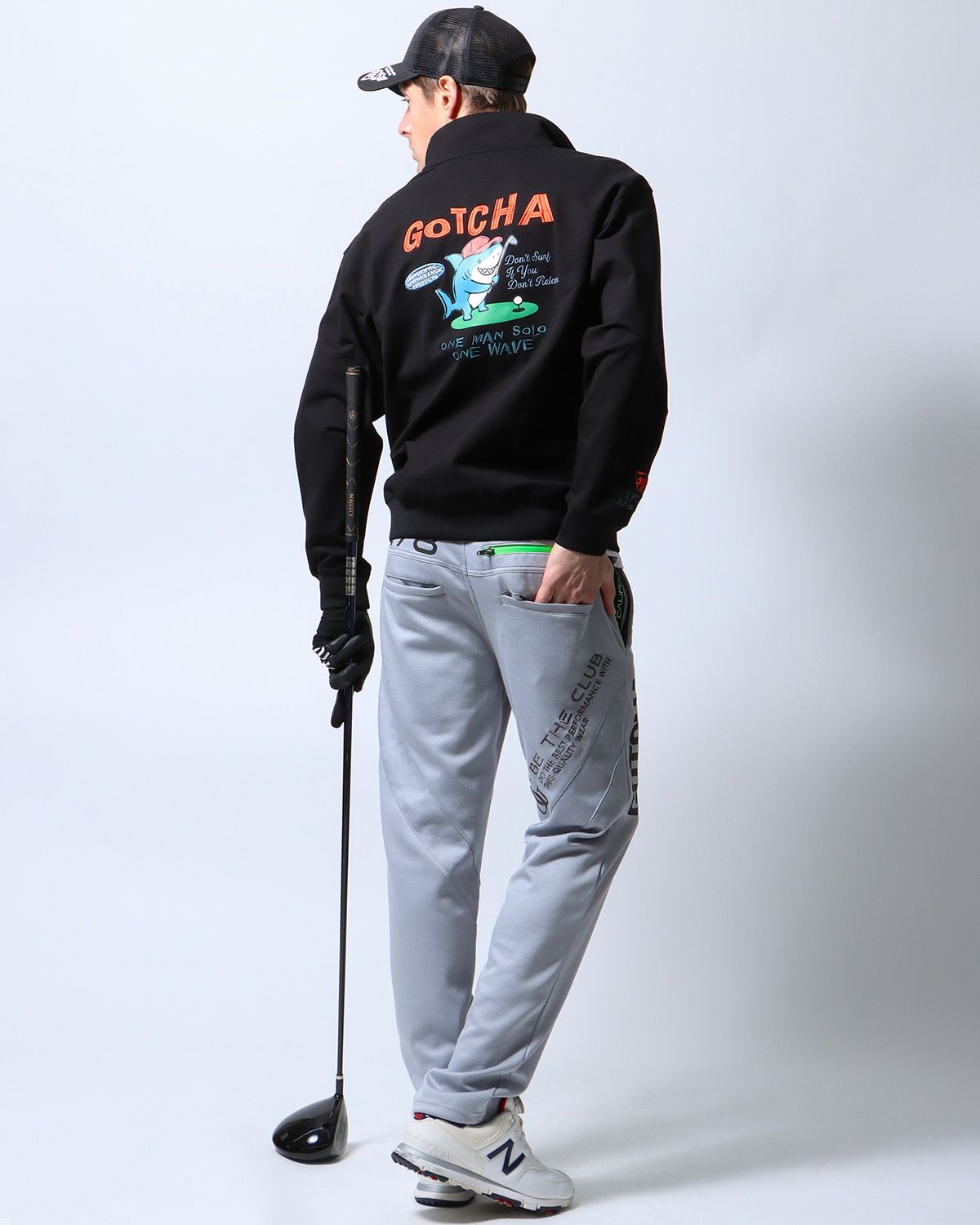 ブラック：183cm/70kg(Lサイズ着用)