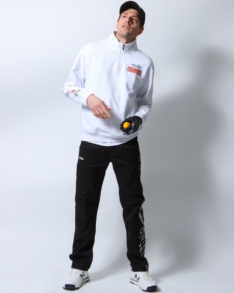 ホワイト：183cm/70kg(Lサイズ着用)