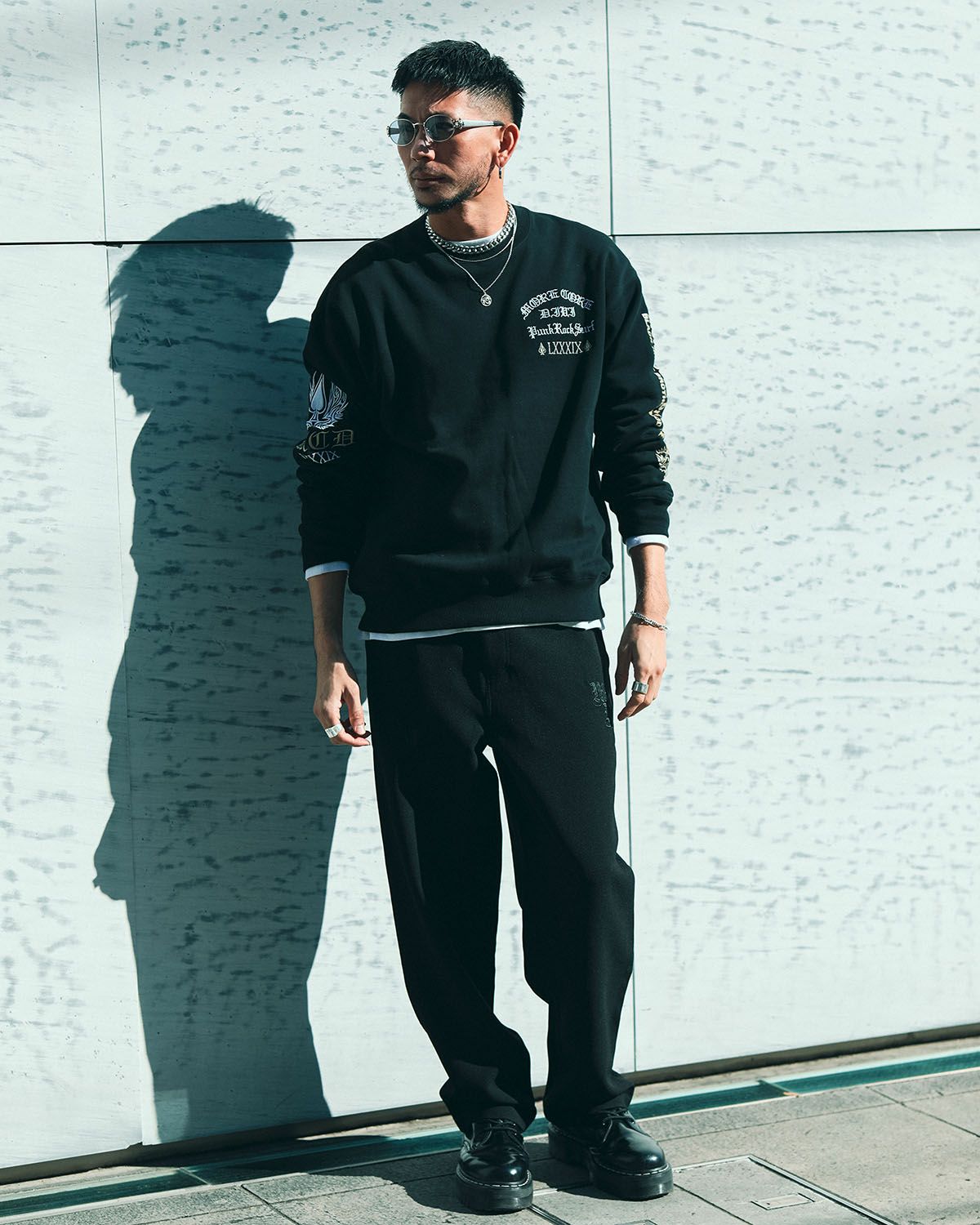 ブラック:183cm(Lサイズ着用)