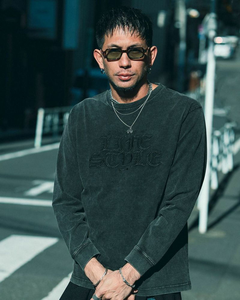 ドロップショルダー アシッド ロンT