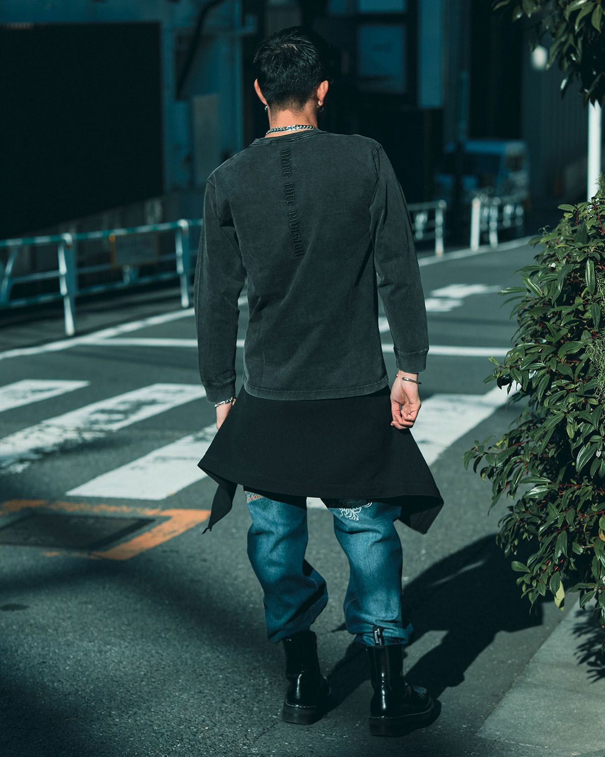 ブラック:183cm(Lサイズ着用)