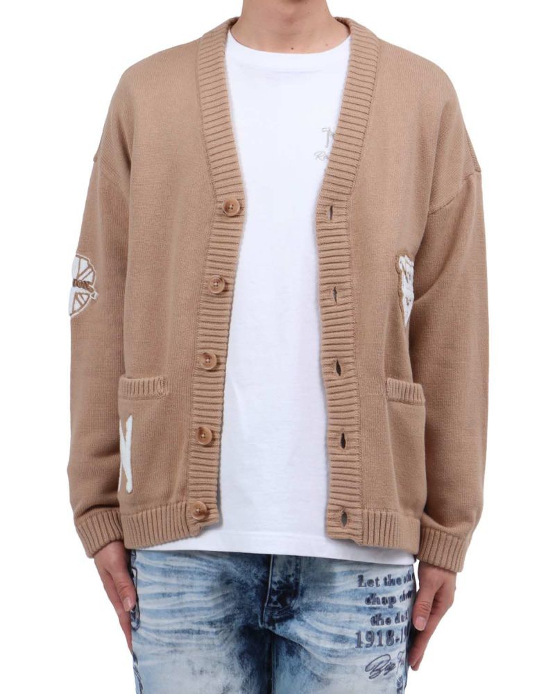 ベージュ：174cm62kg(Lサイズ着用)