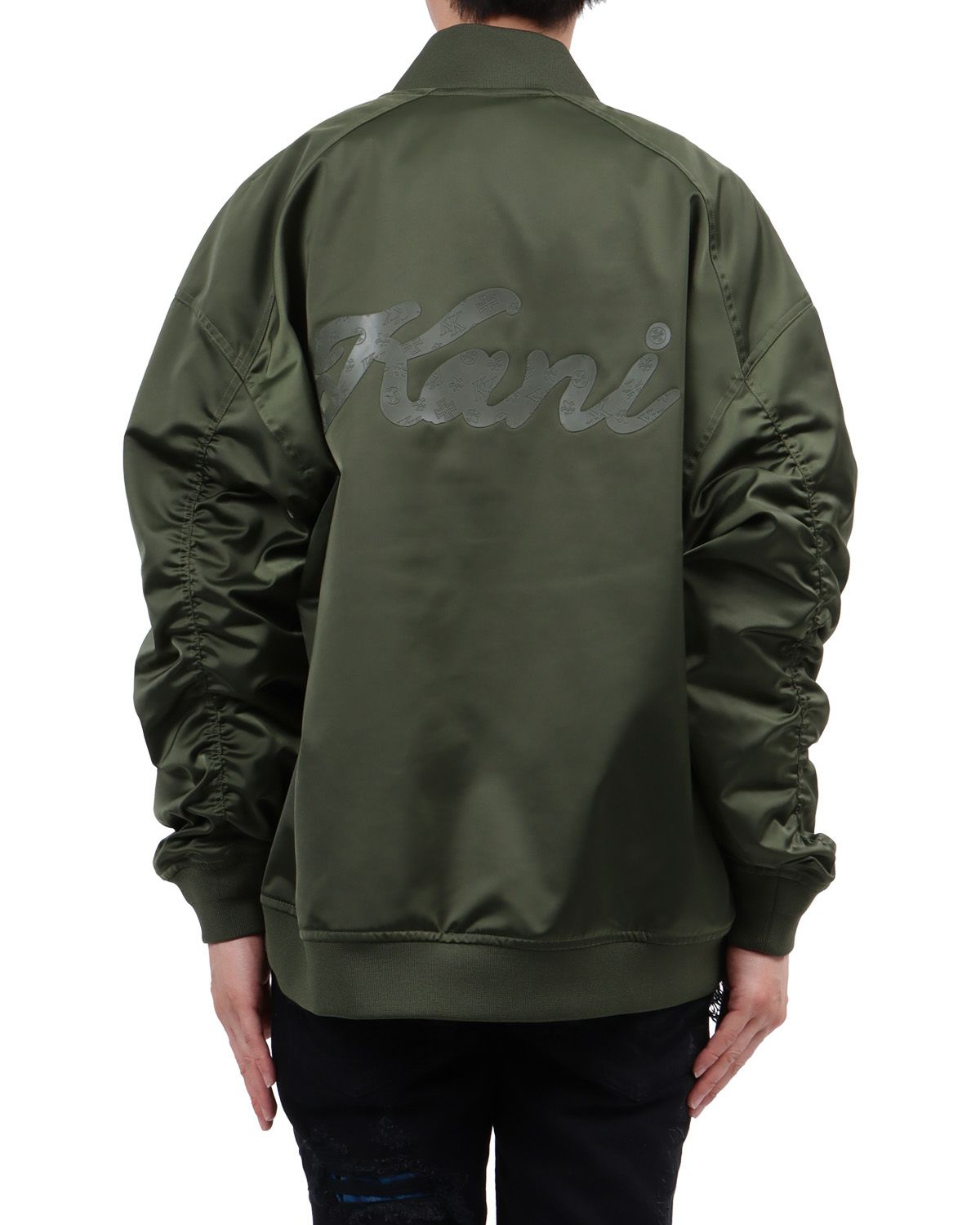 カーキ：174cm62kg(Lサイズ着用)